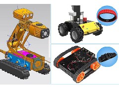 广州永航小型橡胶履带定制厂家分析履带式移动机器人的底盘构架！