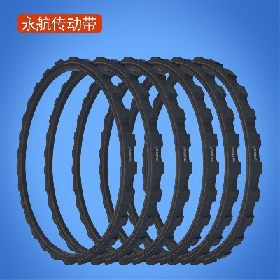 保龄球配件皮带专用传动带 无缝一体加胶三角履带厂家定制