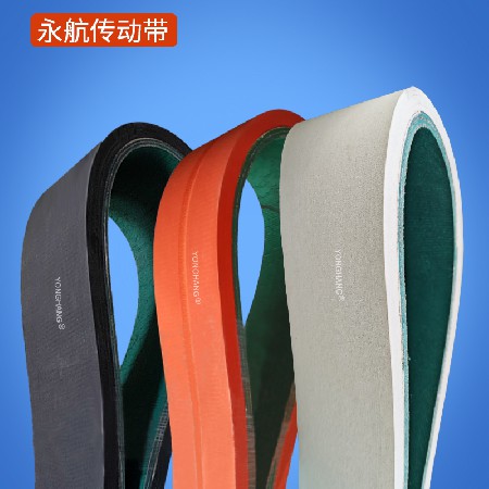 TQD电缆牵引机皮带 绿布底橡胶平皮带牵引履带定制