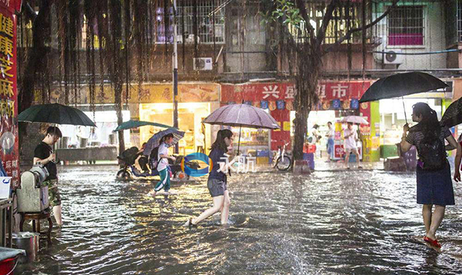 暴雨积水图