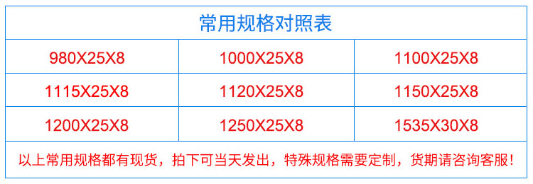 粘盒机皮带 糊盒机皮带 印刷机皮带 糊盒机输纸皮带常用规格表！