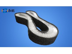 永航产品-—体硫化成型+手工穿毛的玻璃打砂机皮带