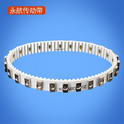垂直爬壁机器人磁吸履带 外露式磁铁块PU同步带 强磁吸附同步履带