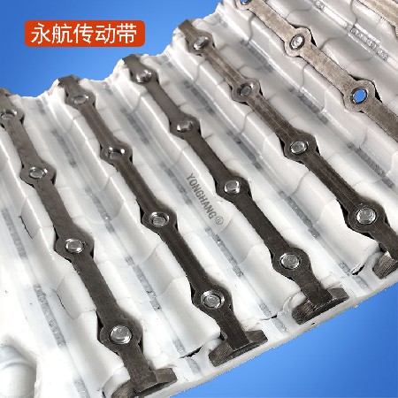 永航活接口同步带 钢针式等易拆装金属接头聚氨酯pu钢丝同步皮带