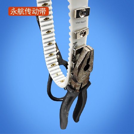 垂直爬壁机器人磁吸履带 外露式磁铁块PU同步带 强磁吸附同步履带