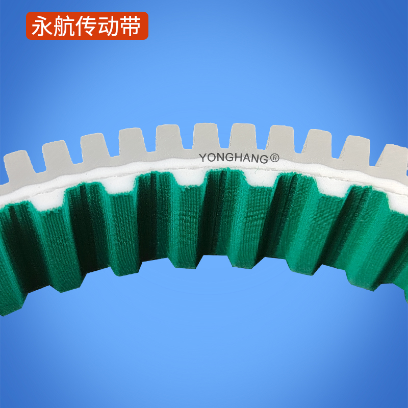 香肠挂杆机皮带 挂肠机皮带 PU开横槽同步带 绿色齿布同步带 
